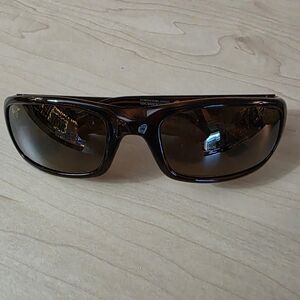 Maui Jim Glossy Brown Sunglasses